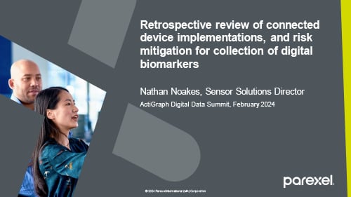 Retrospective Review of Connected Device Implementations, and Risk Mitigation for Collection of Digital Biomarkers