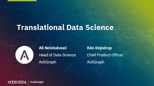 Translational Data Science: Scalable Implementation of Algorithms for Real World Application
