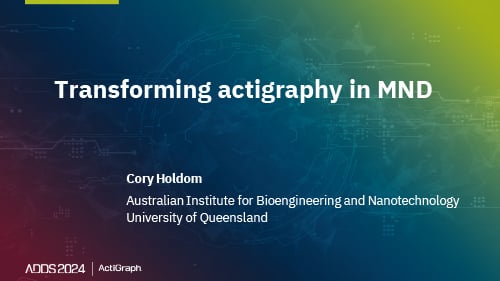 Transforming Actigraphy in MND