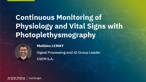 Continuous Monitoring of Physiology and Vital Signs with Photoplethysmography