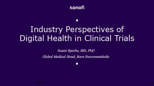 Industry Perspectives of Digital Health in Clinical Trials